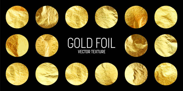 istock Gold foil, shiny handmade circles. Golden glittering texture, pattern. Luxury shining hand drawn background. Wedding, greeting card decoration elements. Modern minimalist art. Vector illustration 2074498218