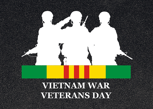 Vietnam war veterans day background. March 29