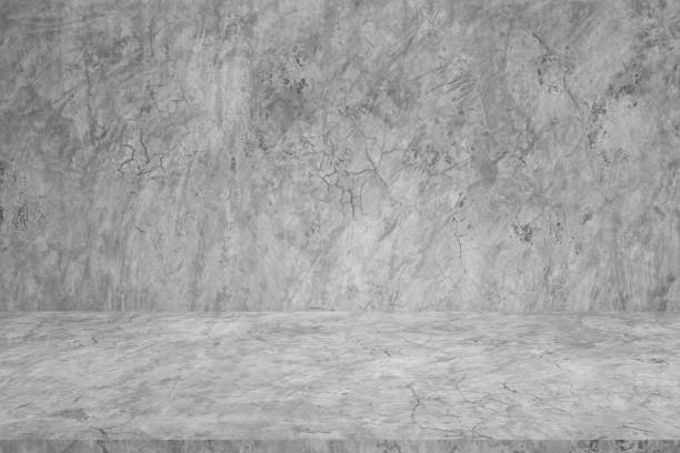 istock Wall background and backdrop of concrete cement wall in black and gray tones. Studio interior background and empty space Decorating ideas 2074842413