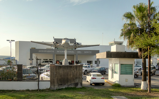 A North International Airport in Monterrey Nuevo Leon Mexico