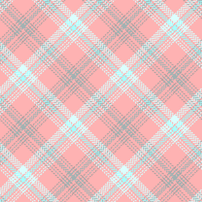 Check plaid seamless pattern. Colored background scottish cage herringbone texture. Tartan wallpaper. Printing on fabric, shirt, textile, curtain and tablecloth. Vector