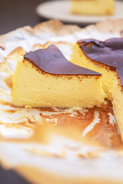istock Homemade Basque Burnt Cheesecake. 2074869441