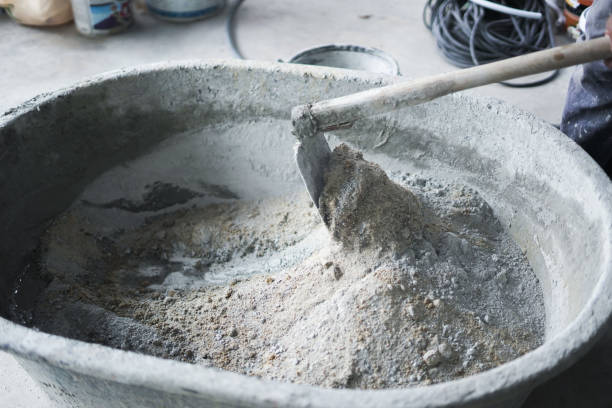 istock Close-up Mix cement in a bucket 2074873116