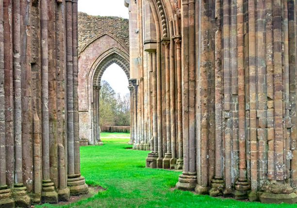hailes abbey - ruins of medieval cistercian monastery near winchcombe in the english cotswolds england uk