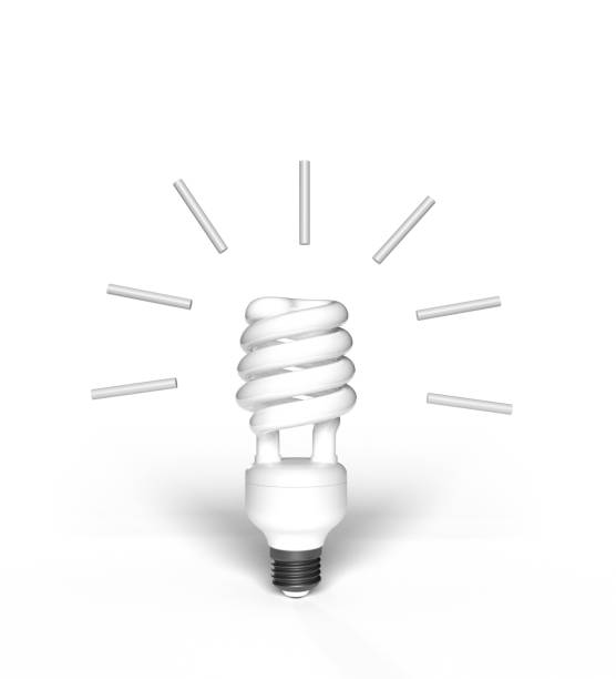 istock Lightbulb lamp white background wallpaper object icon symbol decoration ornament idea brainstorm business innovation inspiration electricity solution technology energy power invention creative glowing 2074912694