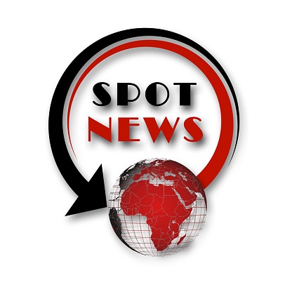 Spot News lettering - 3D Illustration