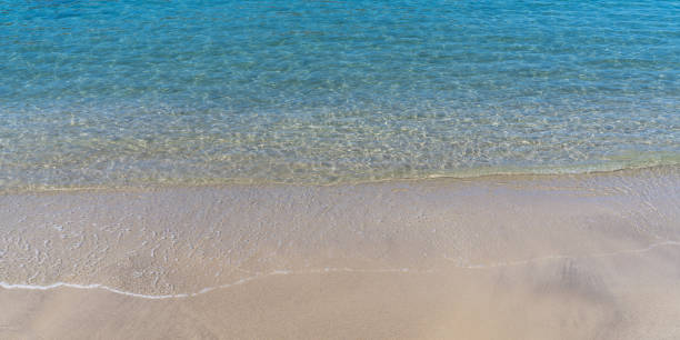 istock Blue Sea, sandy shore, pleasure, vacation. 2075143111