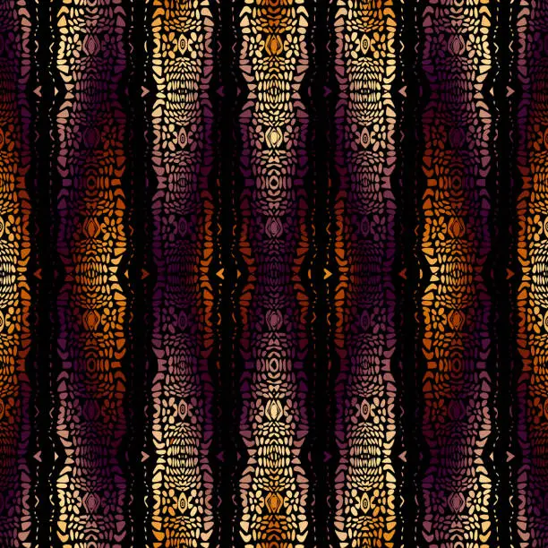 Vector illustration of Vector ethnic tribal pattern. Abstract seamless pattern.