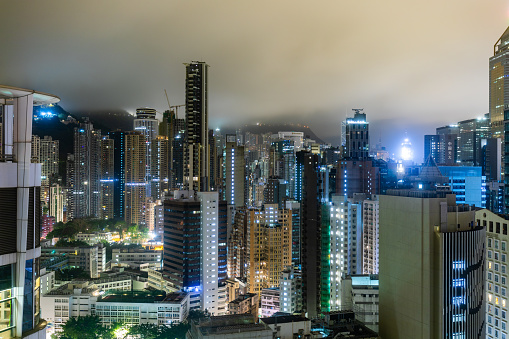 Hong Kong's crowded residential building