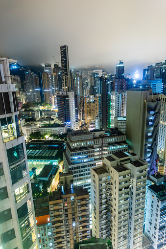Hong Kong's crowded residential building