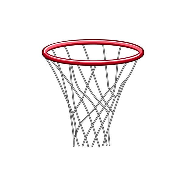 istock basket basketball hoop cartoon vector illustration 2075207133