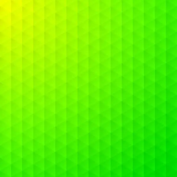 Vector illustration of Abstract green background - Geometric texture