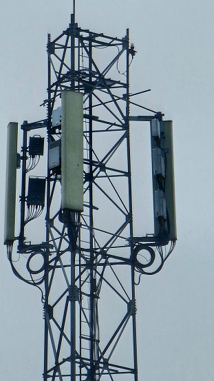 Close Up Photo of Network Tower in Morning View