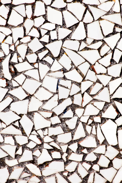 istock Broken white tiles , wall or flooring decoration 2075310403