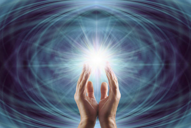 istock Reiki master working with Starlight Healing Energy 2075333605