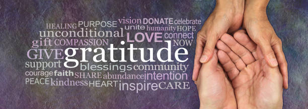 istock Words associated with giving love and gratitude 2075335220