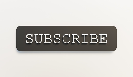 Subscribe banner in gray. Sign up, register, apply, support, social media follower.