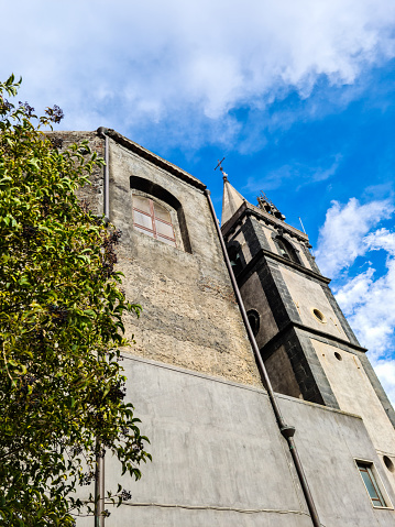 Nicolosi Church of the Holy Spirit in Sicily in Italy.