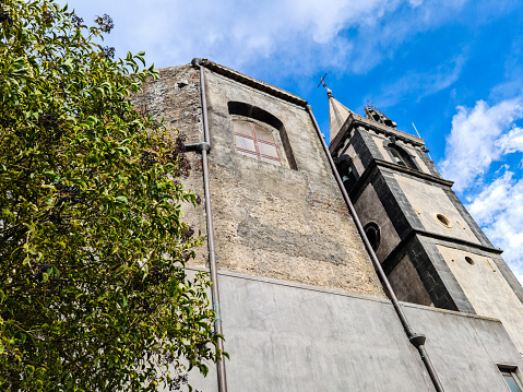 Nicolosi Church of the Holy Spirit in Sicily in Italy.