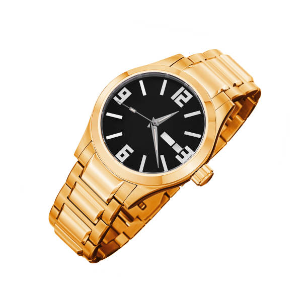 Luxury watches placed on a glittering glass floor
