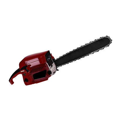 Chainsaw. isolated on white background