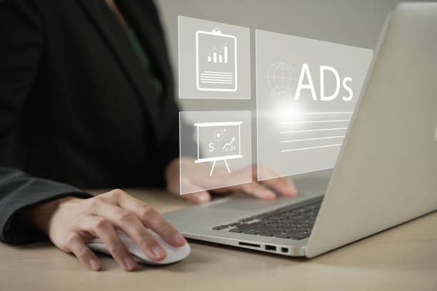 istock Businessman use laptop with advertising 2075523148