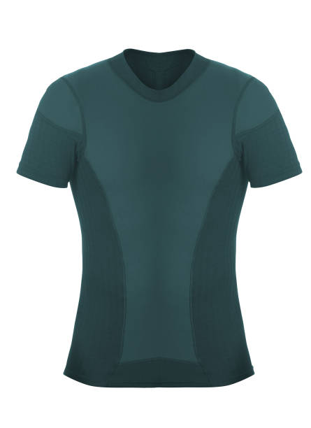 istock Green t-shirt isolated on white background 2075535846