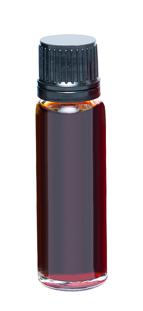 light brown medical bottle