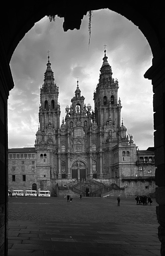 The wonderful Cathedral of Santiago of Compostela