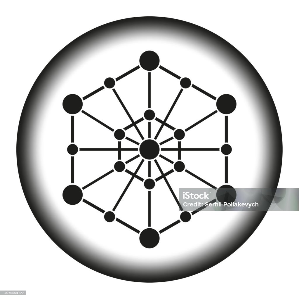 Network Vector Structure Node Connection Pattern System Technology Web ...