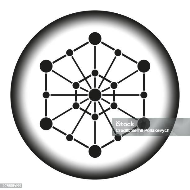 Vector Pattern Network Network Vector Structure Node Connection Pattern System Technology Web ...