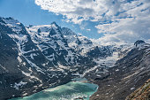 Grossglockner mountain in Austria during springtime