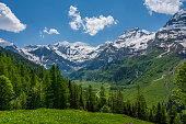 Alps in Austria during springtime