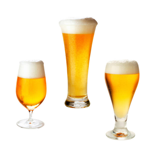 istock set with different glasses of beer on white 2075623739