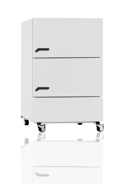 istock clipping path of the double door freezer 2075635394