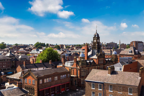 istock Aerial view of York, England 2075647617
