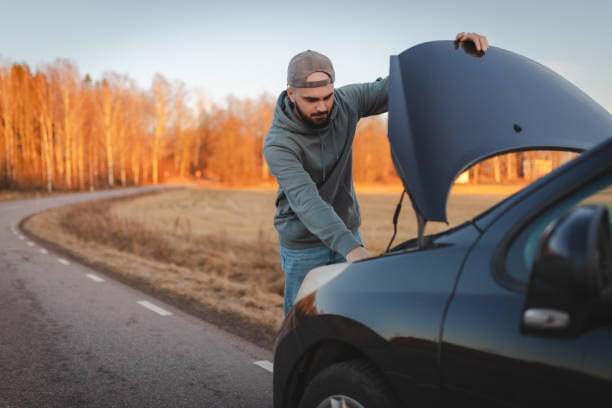 istock Worried young man stranded on the road 2075664174