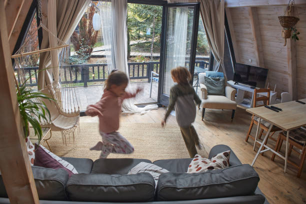 istock Enjoyable morning at the mountain house 2075701529
