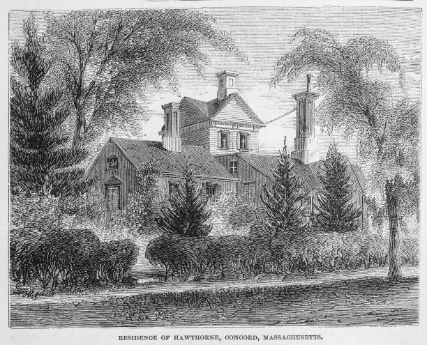 istock Residence of Hawthorne, Concord, Massachusetts 2075743156
