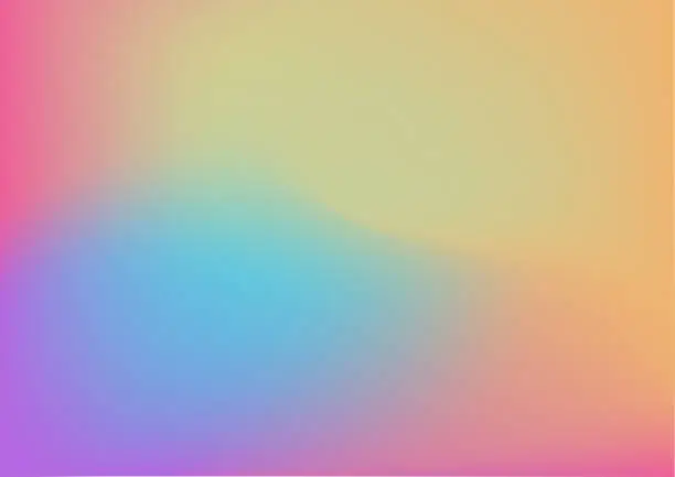 Vector illustration of Abstract blur background, rainbow gradient vector illustration template for website,banner,poster