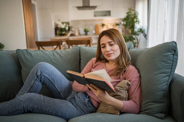 istock I love this quiet moment in the day with a good book 2075804406