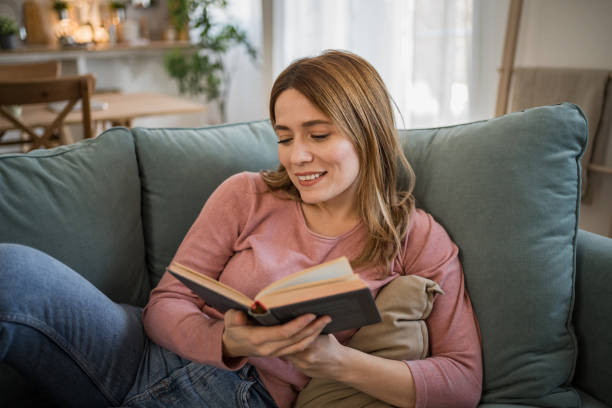 istock I love this quiet moment in the day with a good book 2075804416
