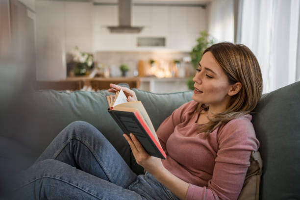 istock I love this quiet moment in the day with a good book 2075804931