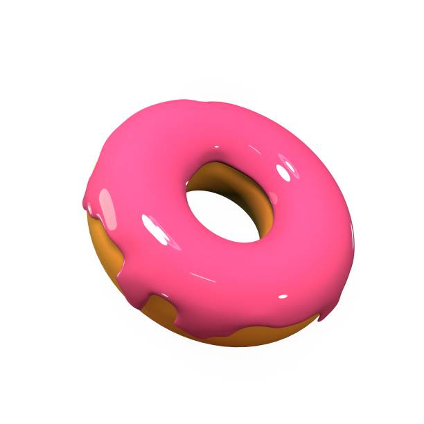 istock cartoon donut icon on a white background 3d rendering 2075908115