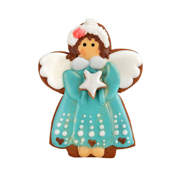 istock Christmas gingerbread girl with a star. 2075908127