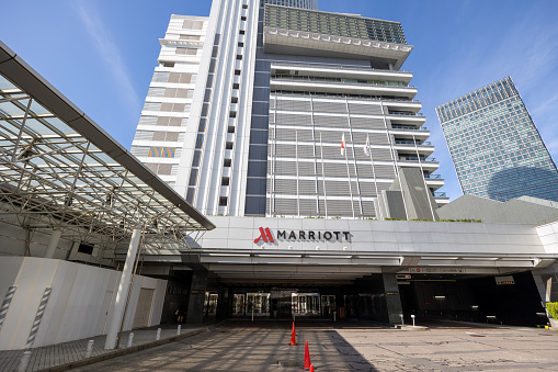 Nagoya, Japan - October 13, 2023 : Nagoya Marriott Associa Hotel in Nagoya, Aichi Prefecture, Japan.