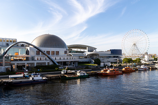 Nagoya, Japan - October 13, 2023 : General view of the Port of Nagoya Public Aquarium in Nagoya, Aichi Prefecture, Japan.