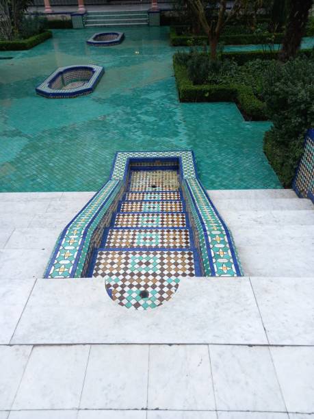 istock siftPalm trees, architecture and gardens mosque in paris 2075947418