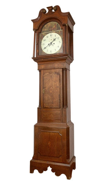 istock antique wooden floor clock 2075992193