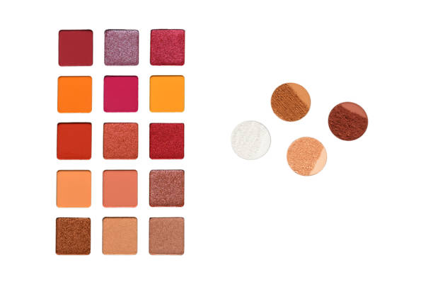 istock Eye shadow palette isolated on white background. Copy space. 2076037275